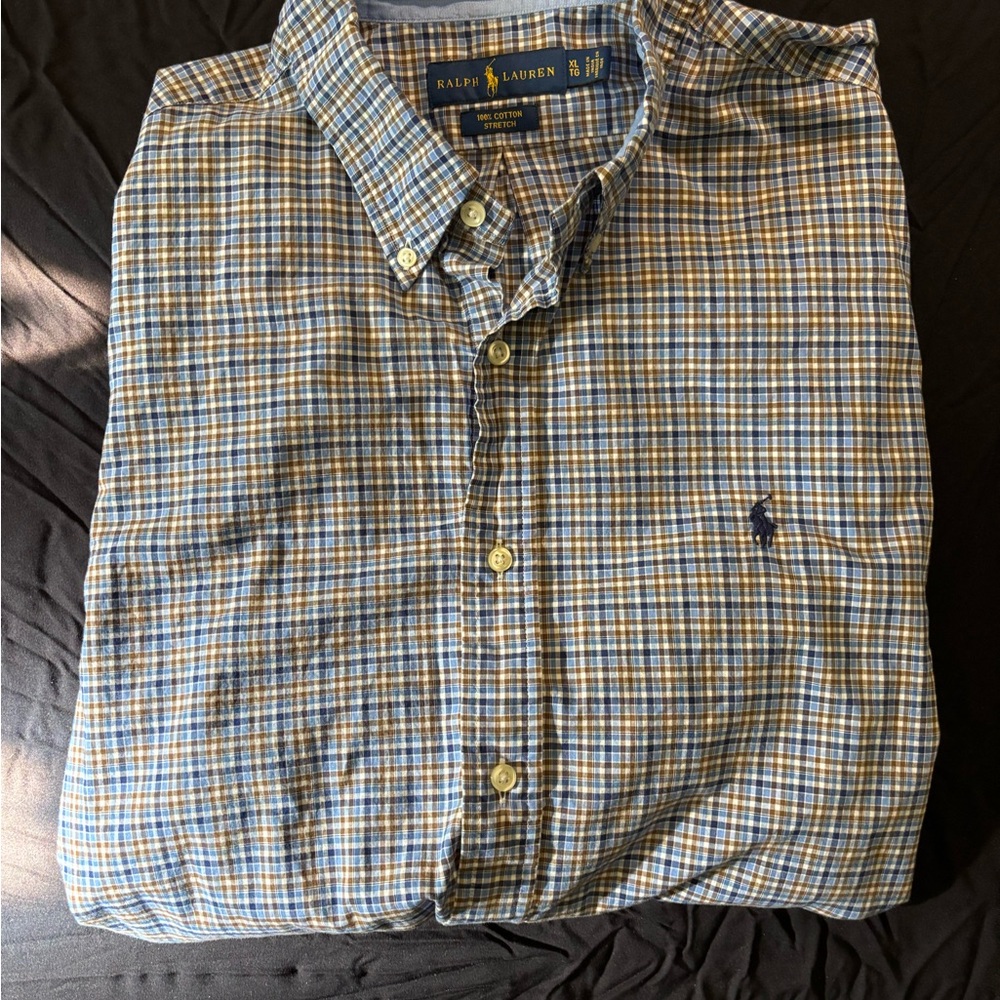Ralph Lauren Men's Multicolor Checkered Shirt